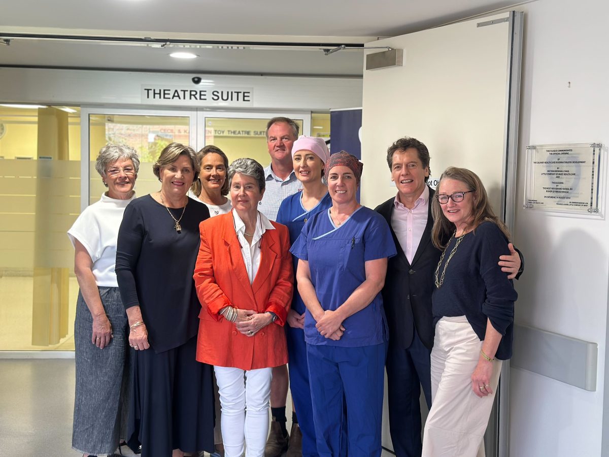 group of people at a hospital
