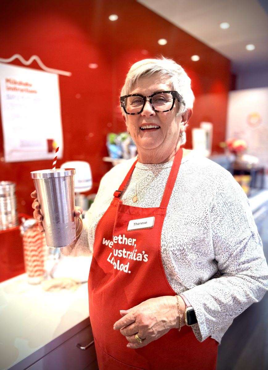 Lifeblood volunteer Therese Crouch has been making milkshakes for donors in Wagga for more than a decade.
