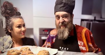 Anita and her 'Cookie-Manster' from Neat Bakes on love, baking and who's the boss