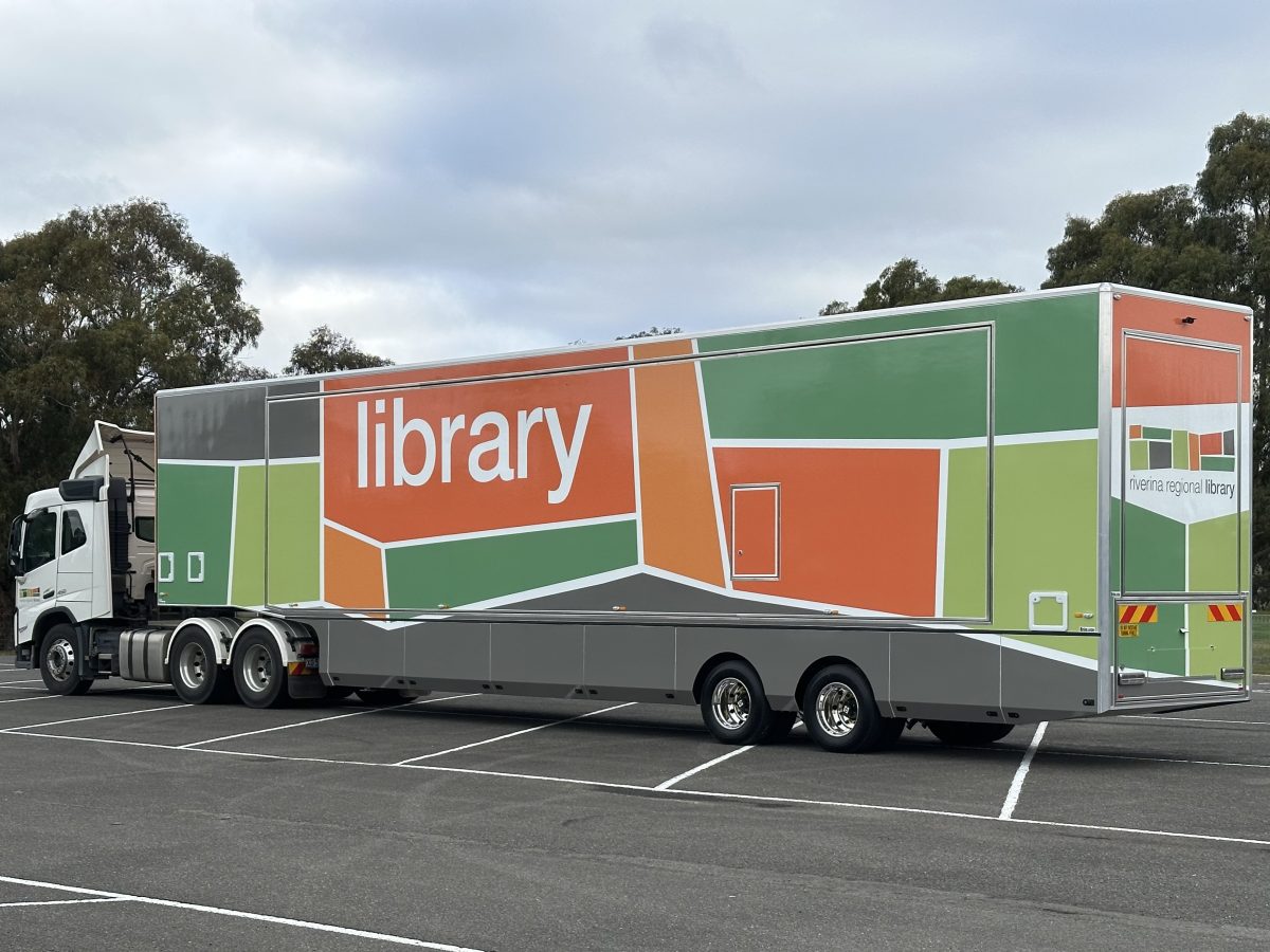 The Riverina Regional Library's mobile library has a fresh new look.