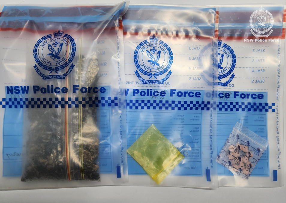 drugs in sample bags
