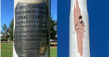 Riverina Rewind: The story behind the battle-scarred flagpole in the middle of Wagga
