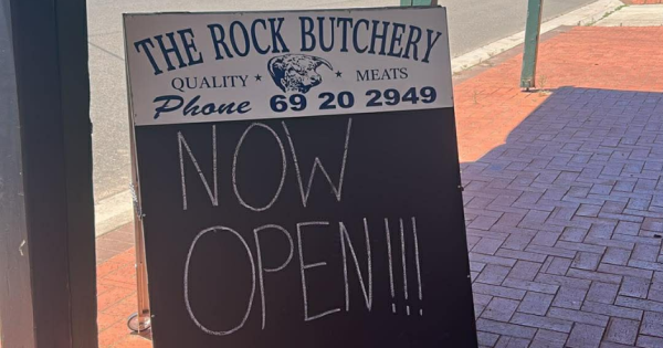 'I started as a wash-up kid': Former apprentice reopens The Rock's last remaining butchery