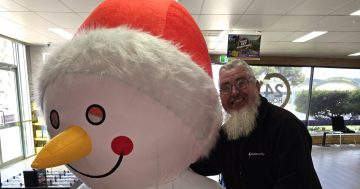 Cool heads at Wagga battery store ensure show goes on for Frosty and Rudolph