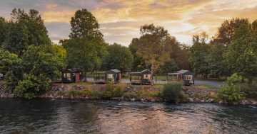 Four tiny homes built for tourism at Tumut River holiday park
