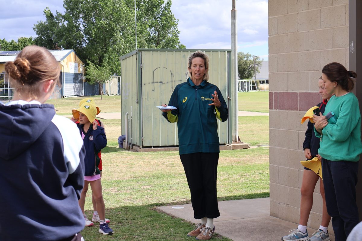 Sally was at a Wagga United Football Club clinic earlier this year.