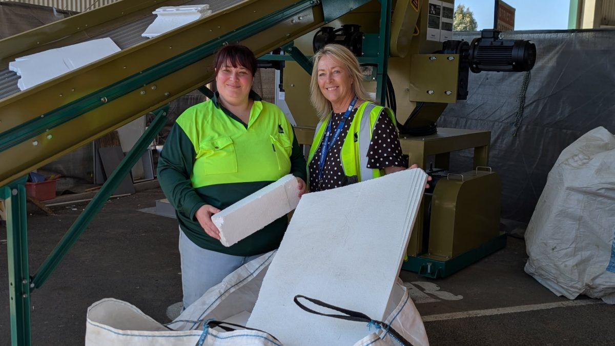Gregadoo Waste Management Supervisor Tamie Cook and Resource Recovery Facilities Manager Andrea Baldwin have advised the Wagga community to be mindful of their Christmas waste