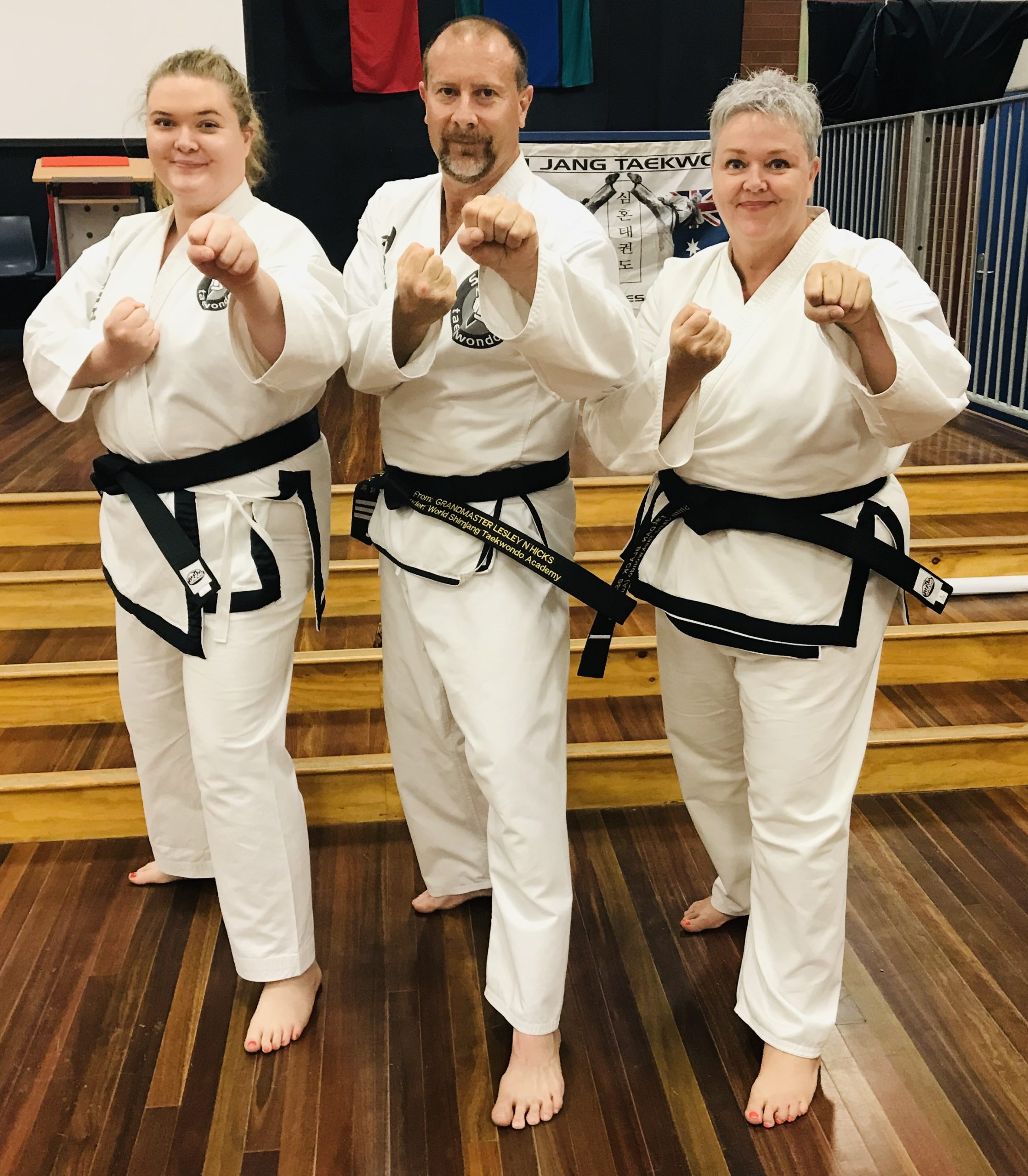 Assistant Grand Master Craig Hesketh is a 6th Dan black belt, while his wife Lee is a 3rd Dan black belt, and his daughter Dana, who retired from teaching, reached the level of 2nd Dan black belt.