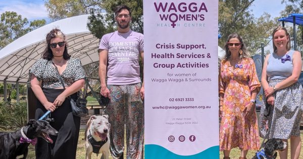 Wagga's pups to stand against domestic violence in pet parade