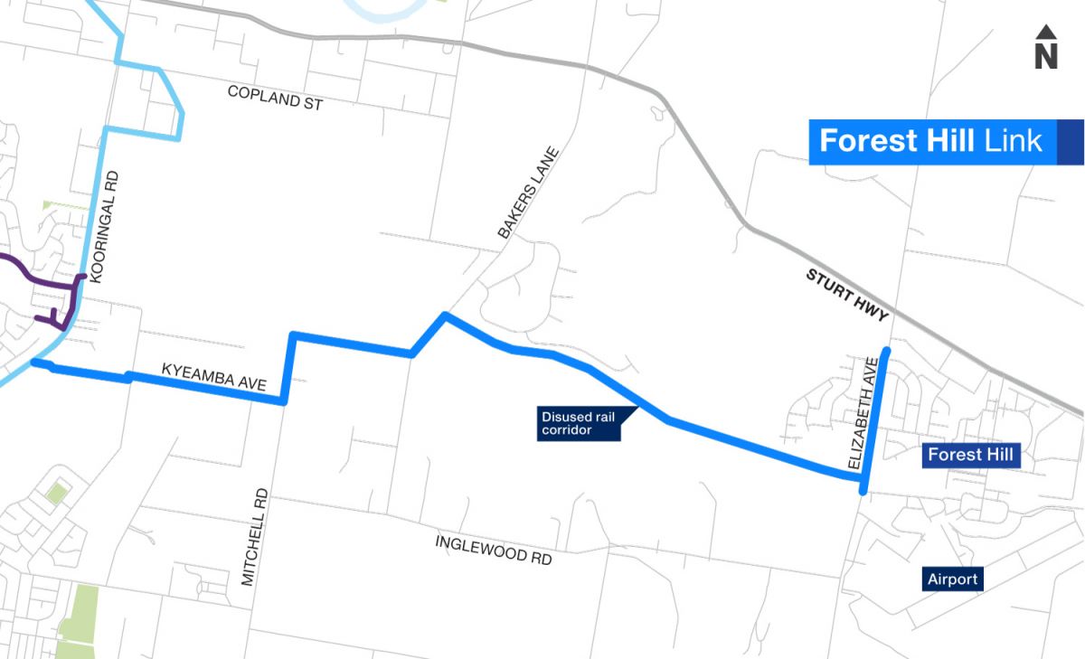 The Forest Hill section of Wagga's Active Travel Network is being finalised to officially open in the New Year.