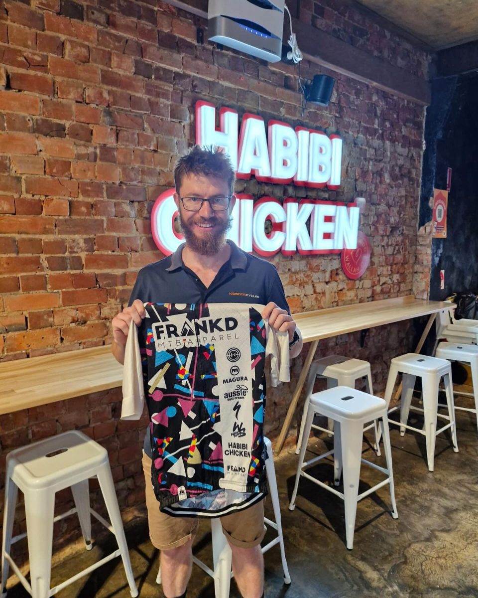 Habibi Chicken supported many Wagga locals, including sponsoring local mountain bike rider Josef Winkler.