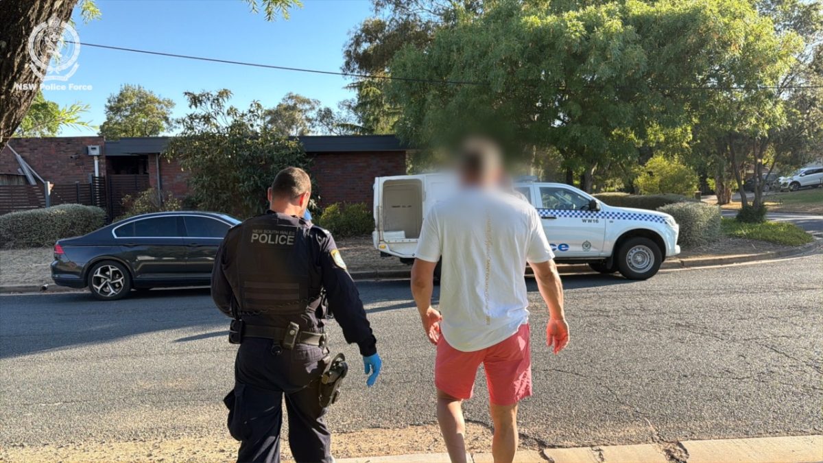 guy in pink shorts arrested