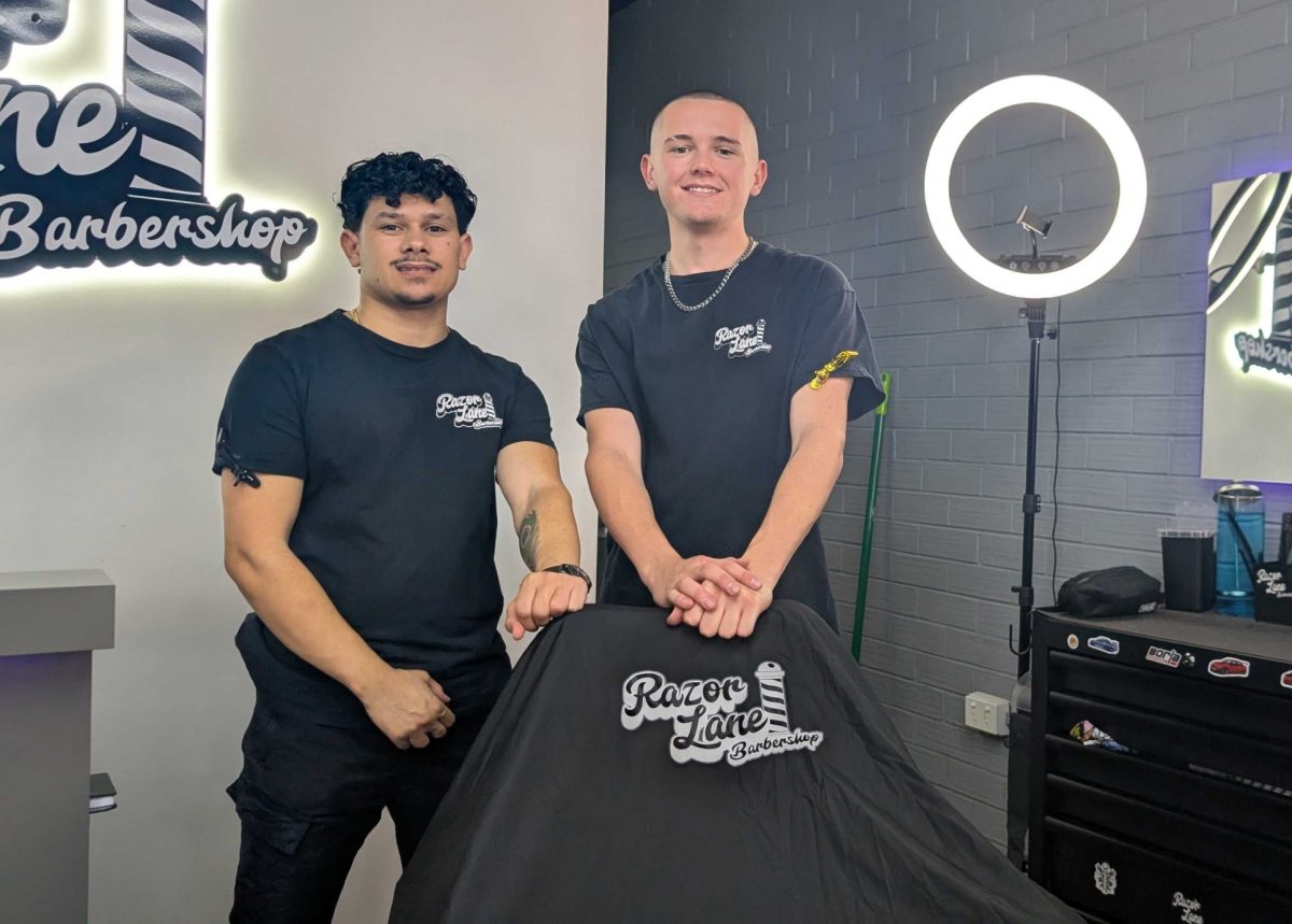 Two men in barbershop