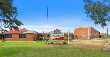 Deniliquin High earns top marks for reopening with temporary campus after devastating 30-classroom fire