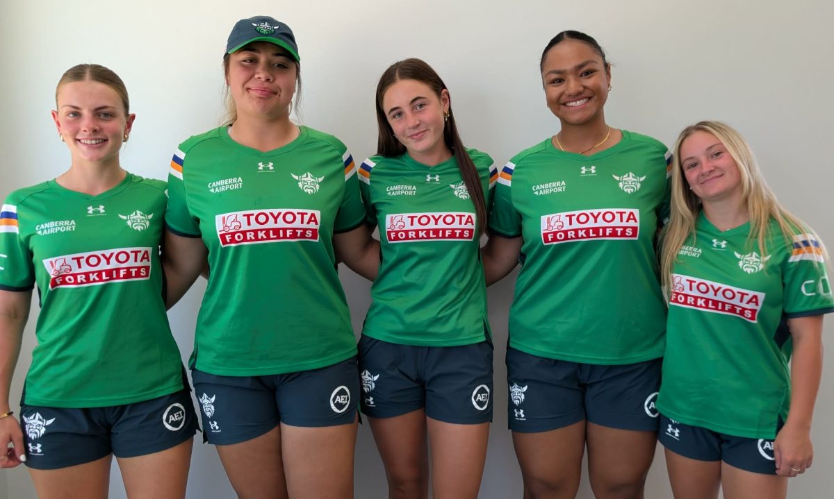 Abby Jordan, Anna Niulia, Evie Perry, Atereana Kahukuea and Jordyn McFadden have all been selected to represent the Canberra Raiders as part of the Lisa Fiola Cup. 
