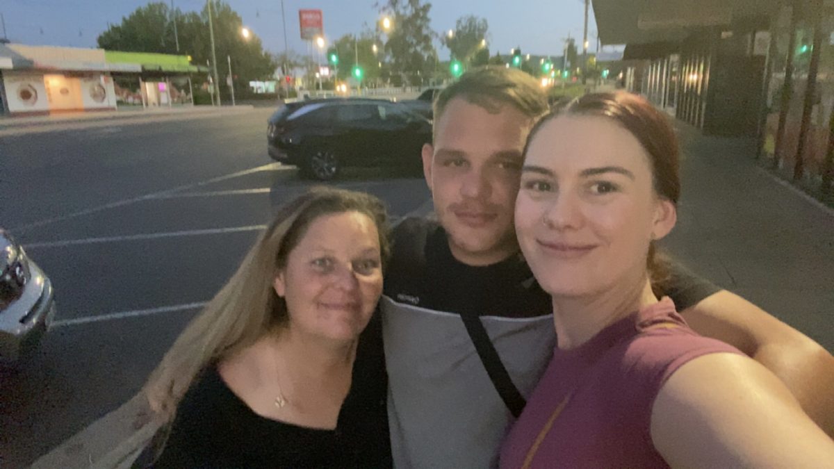 boy and mum and friend