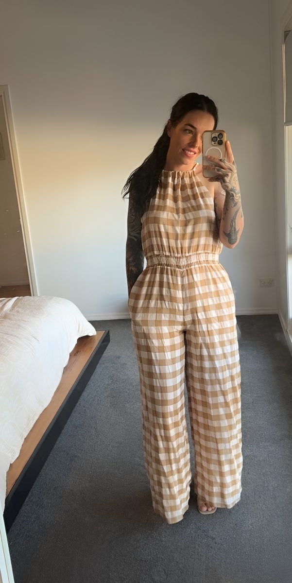 woman taking a selfie